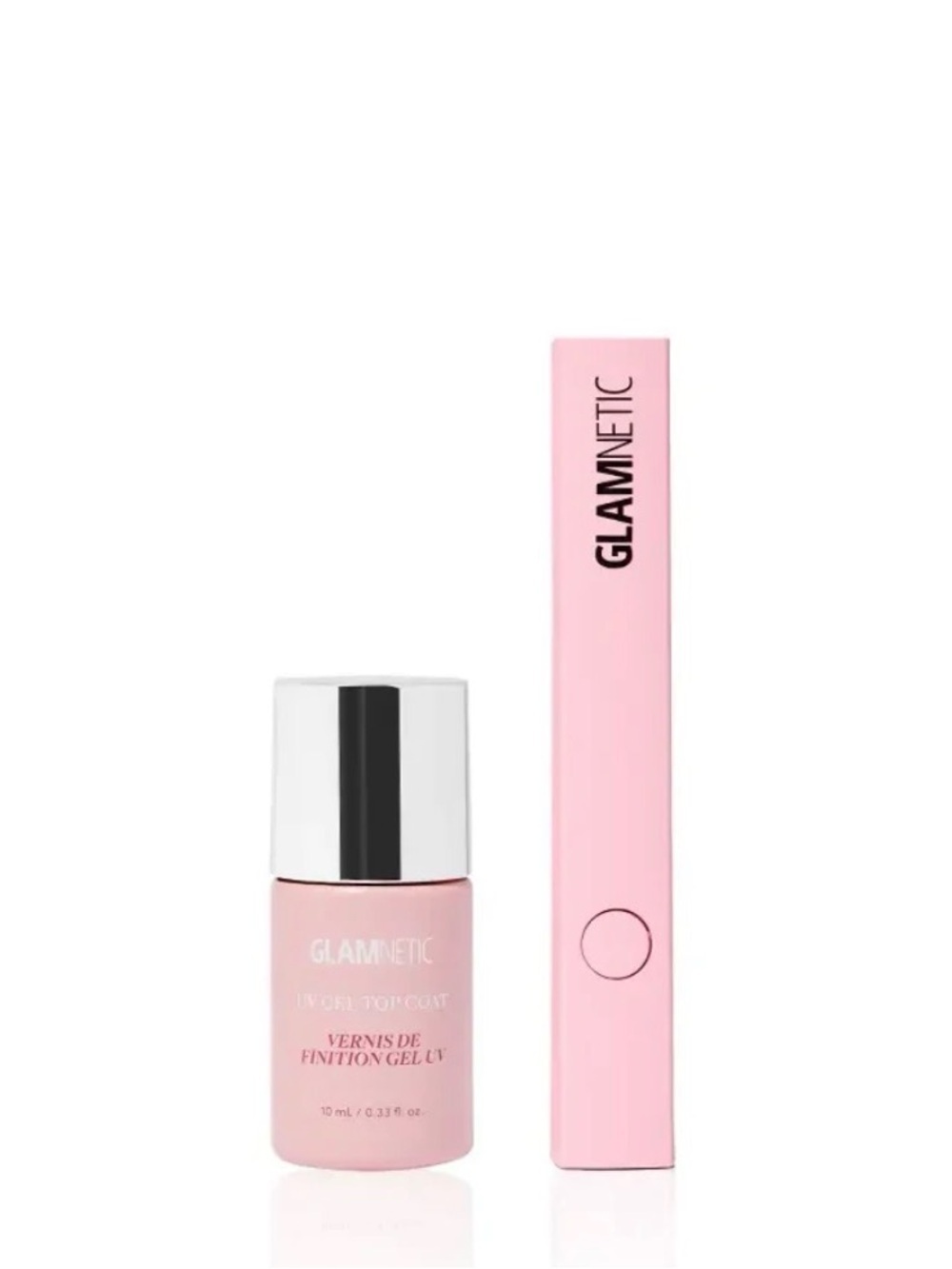 Glamnetic UV Gel Top Coat + Handheld LED UV Lamp Kit | NIB
